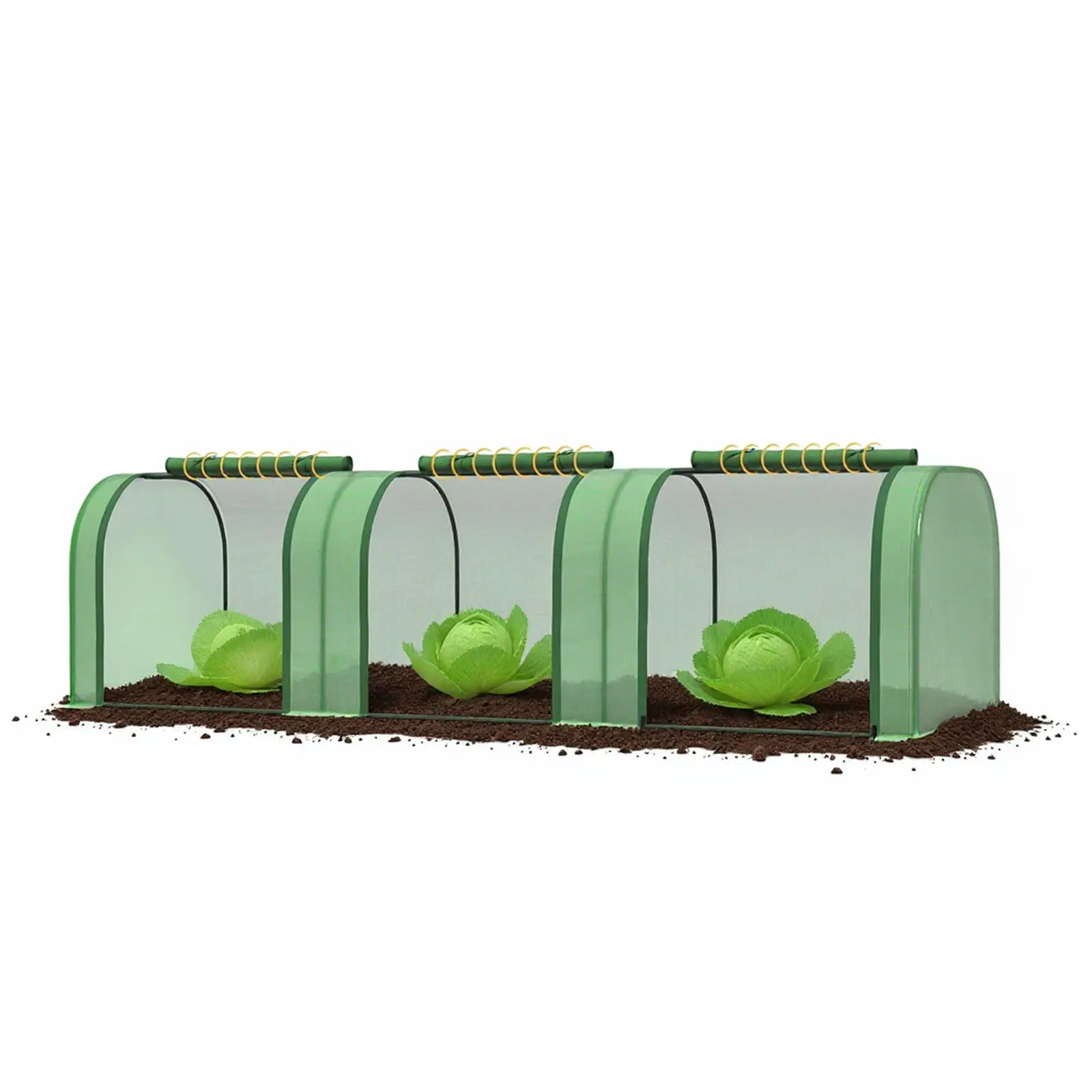 Portable Mini Greenhouse for Indoor & Outdoor, Durable PE Cover, Reinforced Steel Frame, Roll-Up Zipper Door, Ideal for Seed Starting, Vegetables, Plants on Patio, Backyard, or Balcony