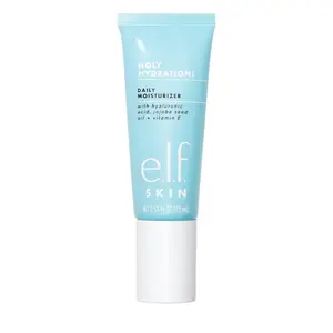 elf SKIN Daily Hydration Moisturizer with Aloe, Jojoba Oil & Shea Butter, 2.53 Fl Oz - Lightweight & Non-Greasy, Vegan & Cruelty-Free - Moisture