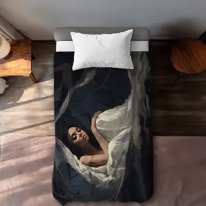 MWW C1DCTXLWO7KXFK White Twin Size Lengthened Duvet Cover - Comfortable, Decorative Cocooned Design, Elegant Home Decor Solution, Decorative Duvet Covers, Comfortable Duvet Covers