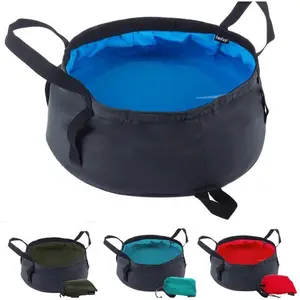 Collapsible Camping Water Basin, 8.6L Portable Sink for Travel, Hiking, Fishing, Gardening, Outdoor Washing Bowl