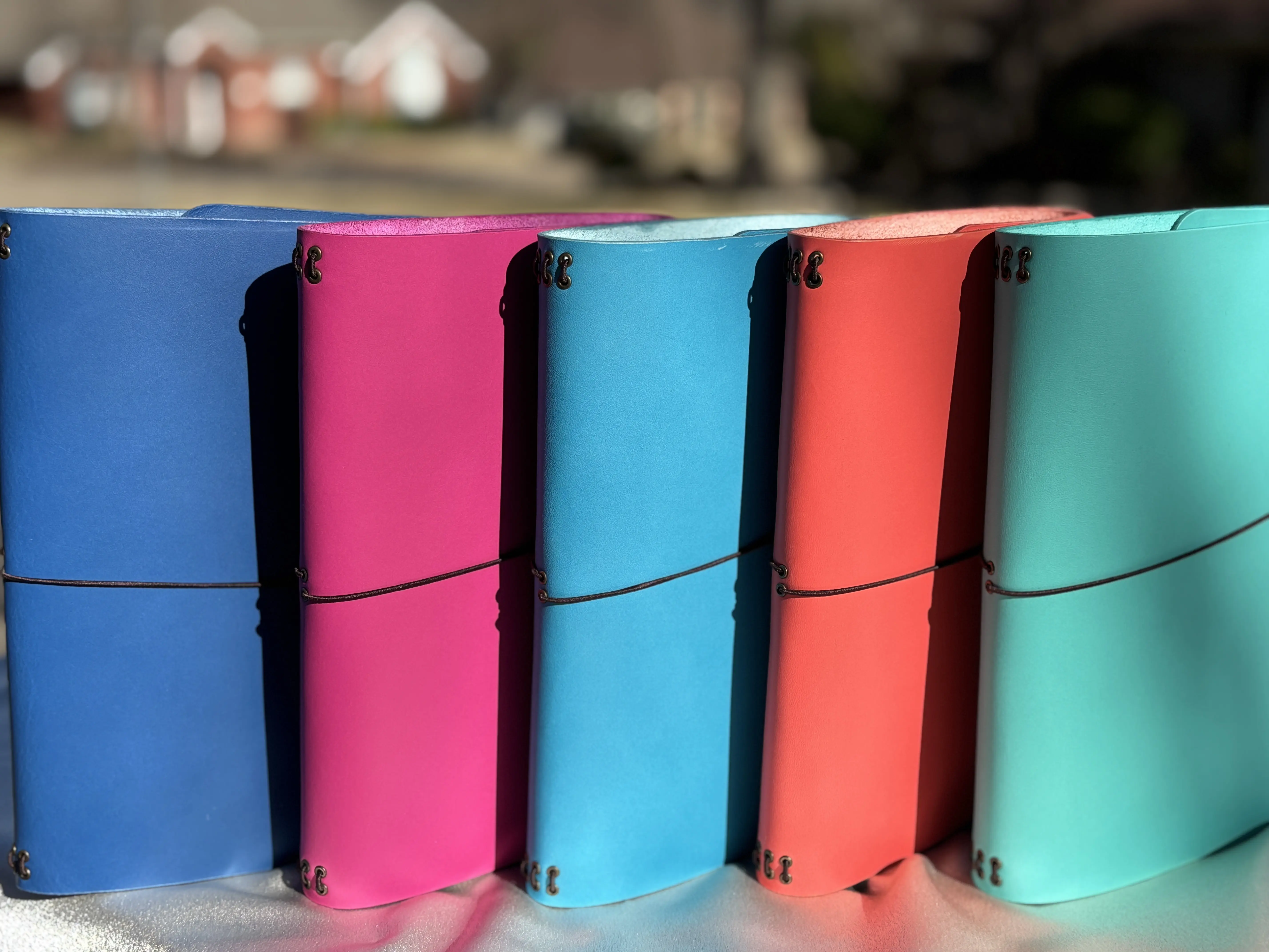 A6 BRIGHTS Leather Journal for Planners Journals Sketches Top Grain Leather A6 Size Ideal for Notes Taking Sketching Ideas Personal Diary Entries