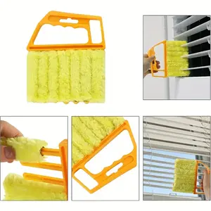 Generic Washable Multifunction Cleaning Window Blinds Brush, 3 Count Portable Home Air Conditioning Cleaner Duster, Household Crevice Cleaning Brush, Household Items