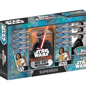 *LIVE BREAK* 1 FULL BOX - 2025 Topps Chrome Star Wars Chrome SUPER BOX