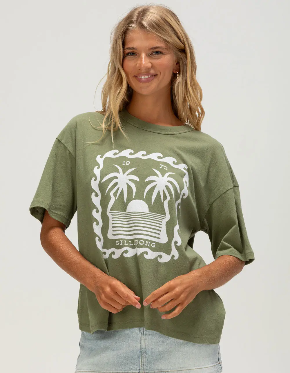 BILLABONG Wave Stamp Womens Tee