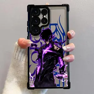 Anime S-Solo L-Levelings Smartphone Case Casing Suitable for Samsung Galaxy S26 S25 S24 A57 A37 A07 A26 A36 A55 A35 A06 A16 A05 A14 A24 A34 A54 A15 A05S A25 A04e A04 S23 S22 S21 FE Ultra Plus Edge 4G 5G Anti Fall Protective Transparent Soft Back Cover