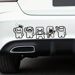 1PC  Cartoon Monster Themed Car Sticker for Car Door Decoration, Add Playful Childish Logo to Your Car, A Personalized Goodie at the Forefront of Auto Cute Fashion