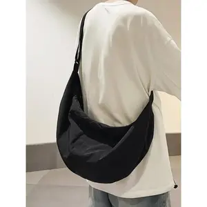 Unisex Street Trend Minimalist Crossbody Bag, Lightweight Large Capacity Crossbody Bag, Trendy All-match Casual Crossbody Bag for Daily Use