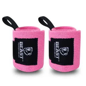 Women Wrist Wraps for Weightlifting 13" Cotton Wrist Support with Thumb Loop, Durable Stitching Improved Lifting Support & Stability