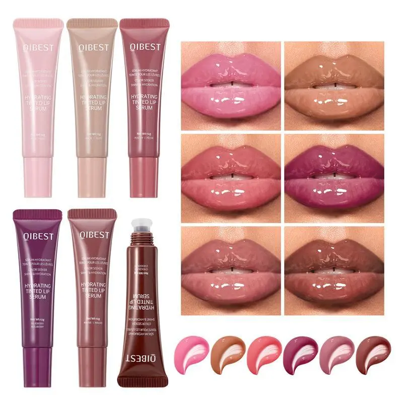 Mirror Lip Gloss, Lipstick, Liquid Lip Balm, Lightweight Texture, Waterproof and Moisturizing, Long-Lasting Shine, Natural Makeup Effect