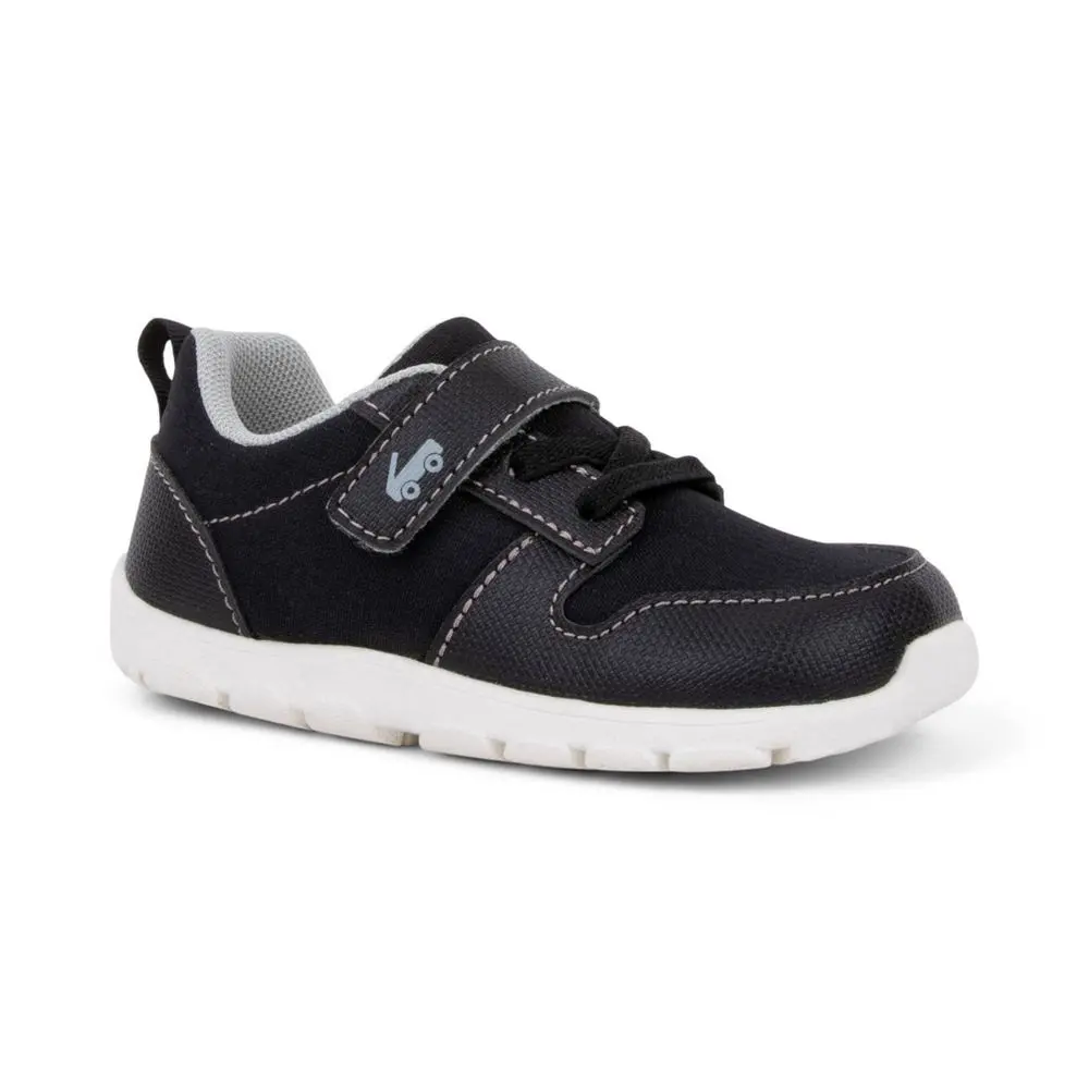 See Kai Run Basics Toddler Tenny Sneakers - Machine Washable Active Trainers - Hook & Loop Closure with Rubber Toe Cap, Toddler Shoes, Polyester