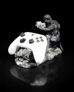 Barricade Soldier Controller Holder – 3D Printed Military Gaming Stand | Compatible with PS5, Xbox & More