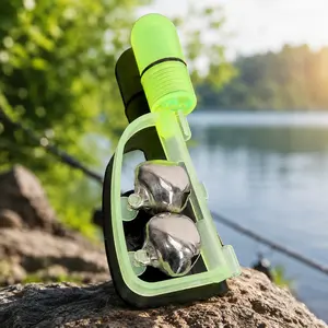 Smart LED Fishing Rod Alarm with Light & Sound Alert, Glow Bite Alarm Set for Night Fishing, Portable Bite Indicator for Saltwater Freshwater Fishing Gear Accessories