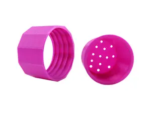 REGROVA Standard Mouth Connector with Canister - Raspberry Color - The Ultimate Seed Starter Kit!