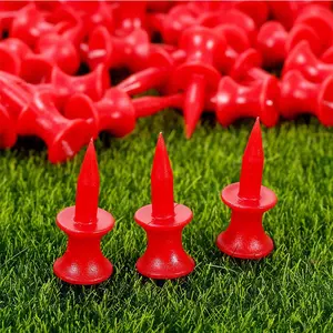 Durable Plastic Golf Tee, 50/100pcs Reusable Golf Tee, Golf Training Equipment, Golf Hitting Aid for Outdoor Golf Course, Golf Accessories