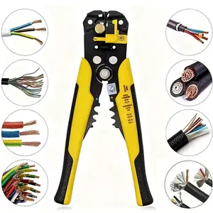 【Father's Day Gift】Heavy-Duty 3-in-1 Wire Stripper Crimper Cutter Tool, Cutting 10-24 AWG Electrical Wires, Multi-Function Plier for Automotive & Household Use