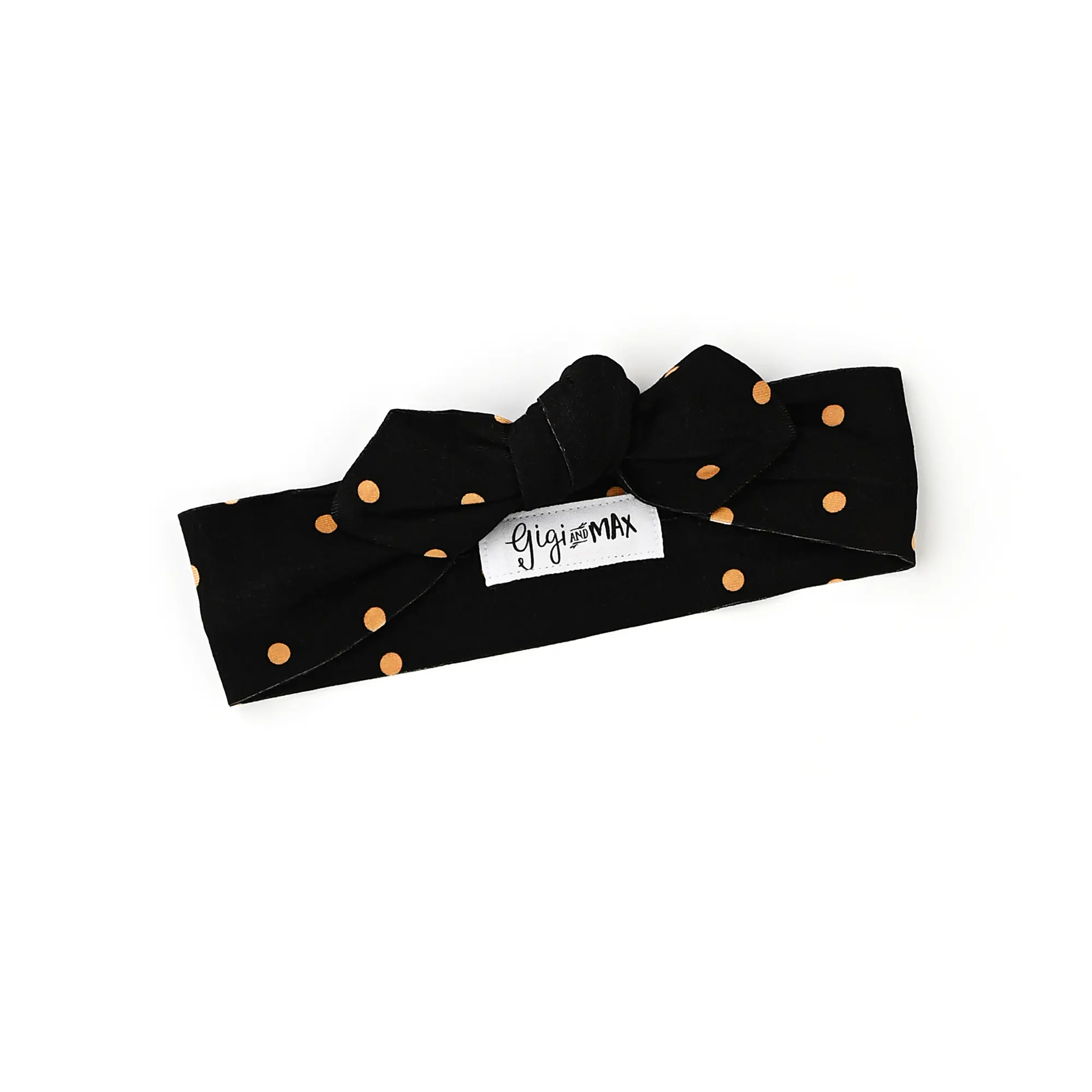 Hope Gold Dot Topknot Headband Bamboo Baby Hair Accesory