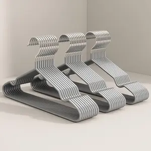 Stainless Steel Hanger, 20/30/50pcs Durable Space Saving Hanger, Clothes Hanger for Closet, Wardrobe, Home Organizer for Bedroom, Travel, Heavy Duty Hangers, Hanging