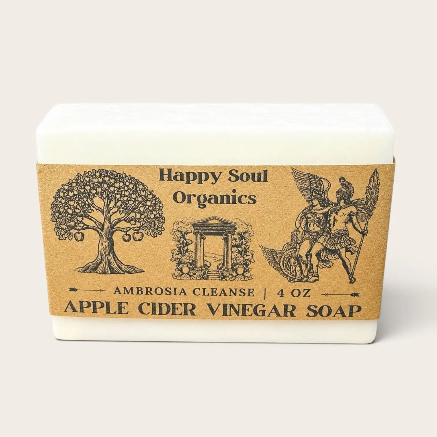Apple Cider Vinegar Soap All Natural (4oz)
