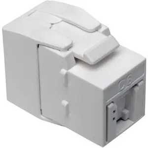 Tripp Lite N238-001-GY-TF Cat6a, Cat6 & Cat5e TAA Keystone White Jack