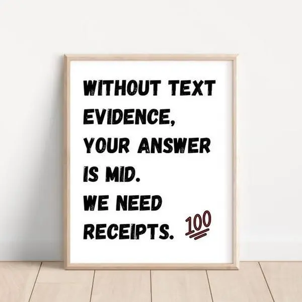 English Classroom Poster; Ela Classroom Decor; High School English Class, Language Arts Writing Posters; English Teacher Grammar Posters