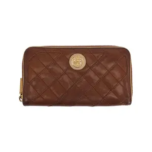 Pre-owned Tory Burch Calfskin Small Leather Goods Leather Long Wallet