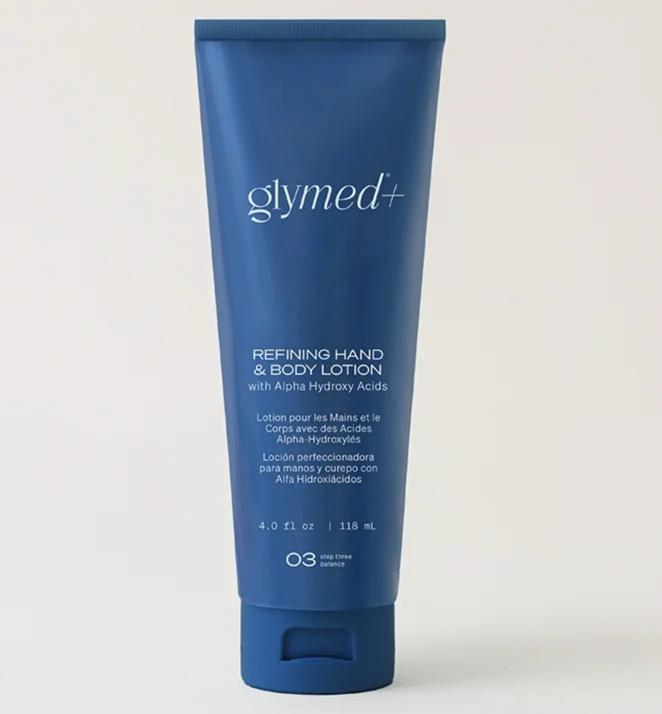 GlyMed Plus Refining Hand & Body Lotion with Alpha Hydroxy Acids (4 fl oz | 118 ml)