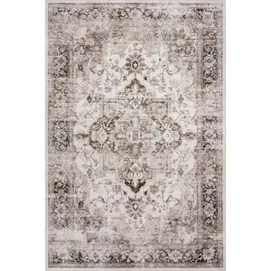 Nuloom Esmira Medallion Washable Rug
