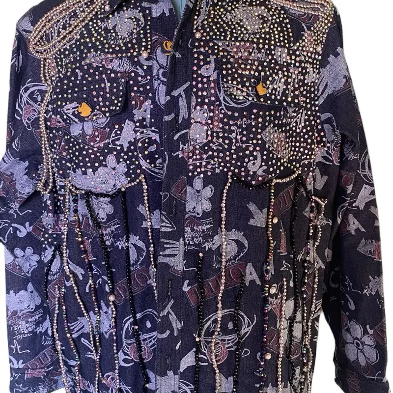 BLING JEAN JACKET SUIT