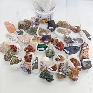 NATURAL CRYSTAL AND MINERAL SPECIMEN BUCKET