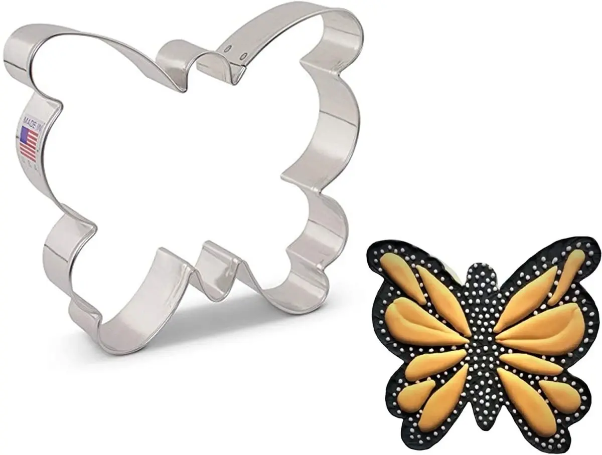 Large Butterfly Cookie Cutter 4" x 4 1/4"