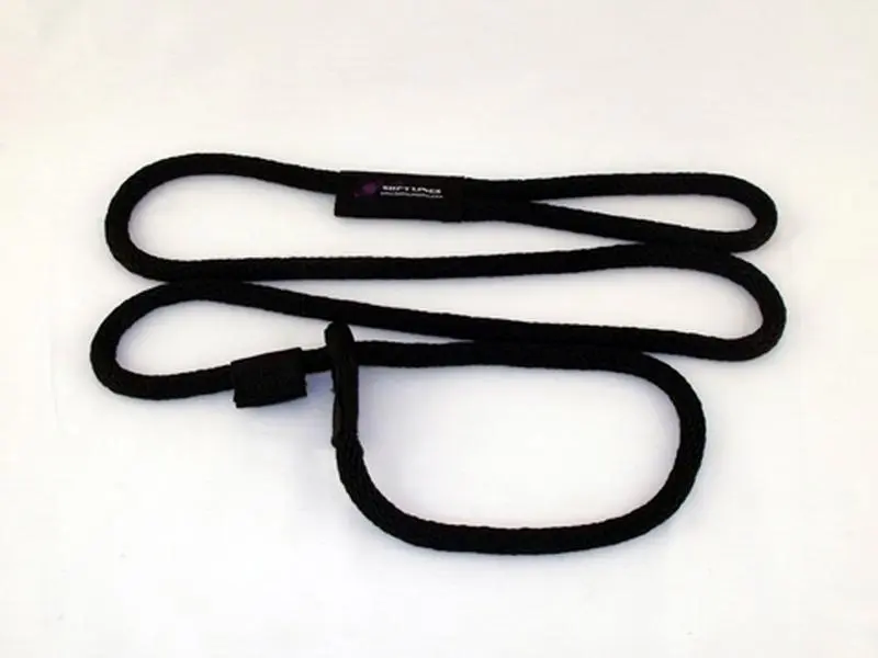 Dog Slip Leash 0.37 In. Diameter By 8 Ft. - Black
