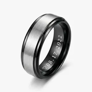 Men's Promise Ring with Custom Engraving