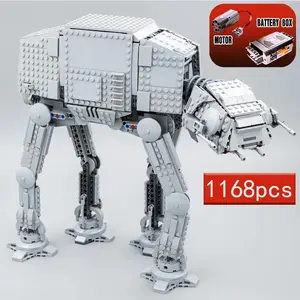Republic Dropship with At-Ot Walker Building Toy, Building Blocks Set, Detailed Design, Perfect Gift for Kids, Durable Material, Fun Playtime Companion