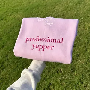 Professional Yapper embroidered sweatshirt crewneck