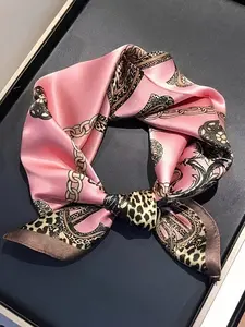 Women's Elegant Silk Scarf, Head Wrap, Turban, Hair Band, Mulberry Silk Shawl, Multifunctional Luxury Hand Washable, Wedding Party Travel Accessory