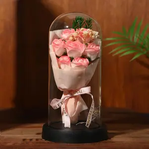 Preserved  Artificial  Roses Bouquet for Boyfriend Girlfriend Mom Romantic Gifts for Him Her Wedding Anniversary Mothers Day Birthday Eternal Rose Presents for Wife Husband