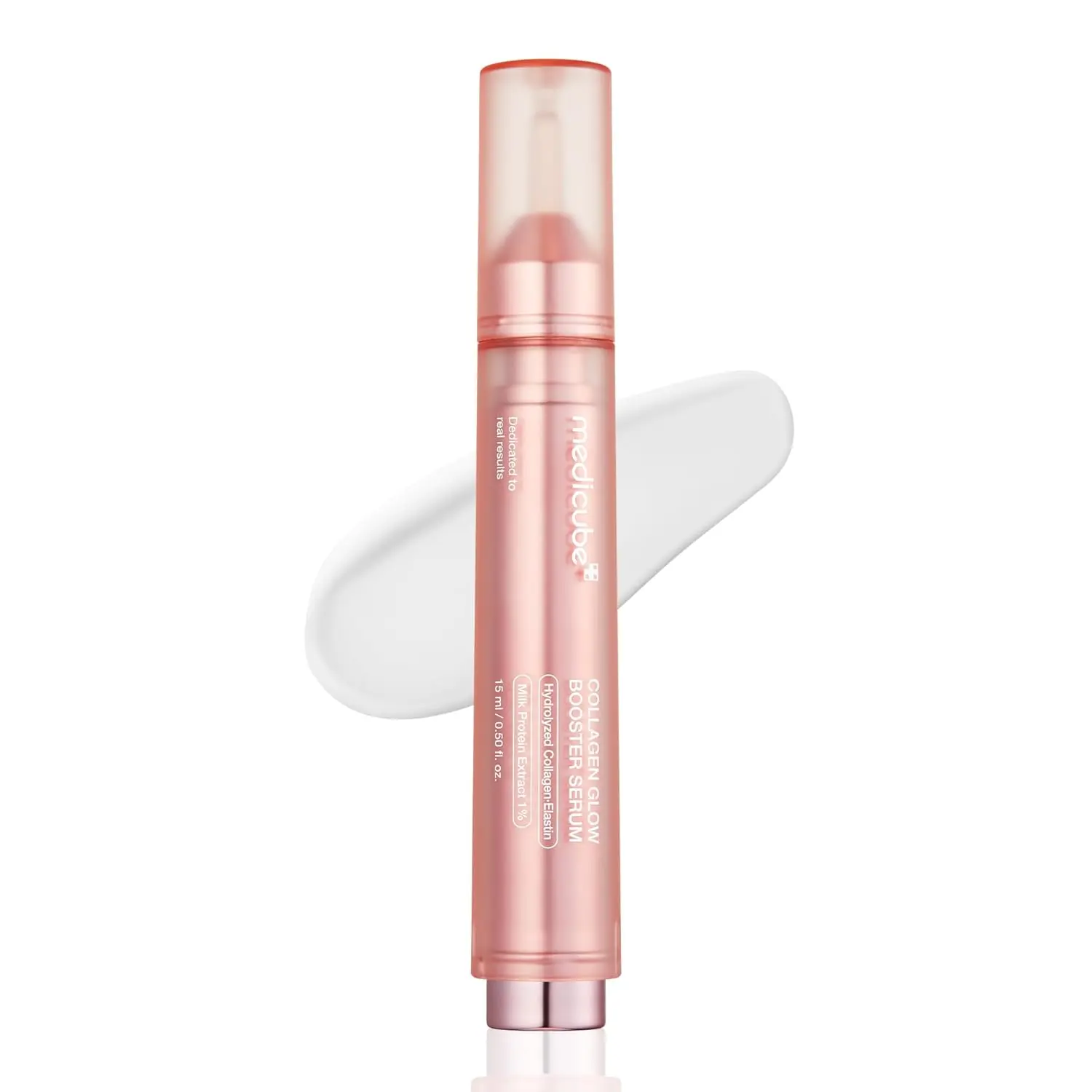 [Official Medicube Partner] Collagen Glow Booster Milk Serum - Twist & Click - Radiance & Hydration with Niacinamide, Milk Protein Extract, Hydrolyzed Collagen - Illuminates & Firms Skin - Korean Skin Care