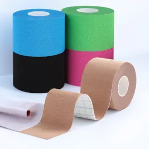 6-Color Waterproof Elastic Uncut Kinesiology Tape High Strength Athletic Tape for Knee Support Sports Protection Physical Therapy Fitness Running Basketball Protective Gear Breathable Sweat-Resistant Daily Training Tape