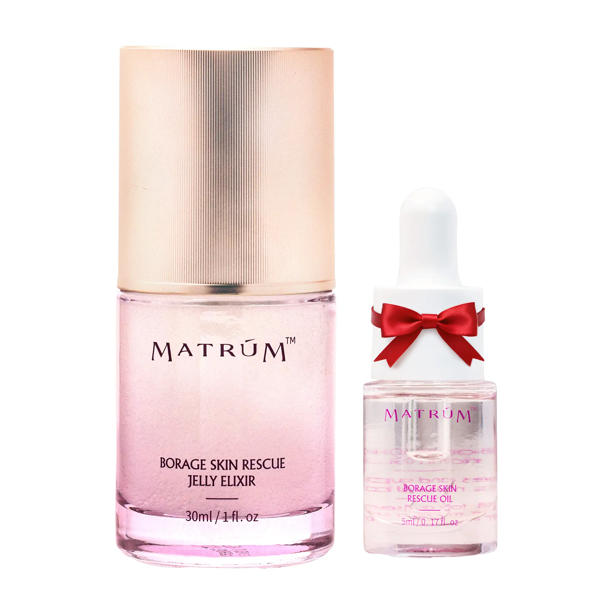 MATRÚM Borage Barrier Repair Jelly Serum for Dry & Sensitive Skin, Soothing Hydration with Ceramide NP, Niacinamide & Camelina Seed Oil