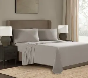 Frye Dusted Denim CVC King 4 Piece Sheet Set