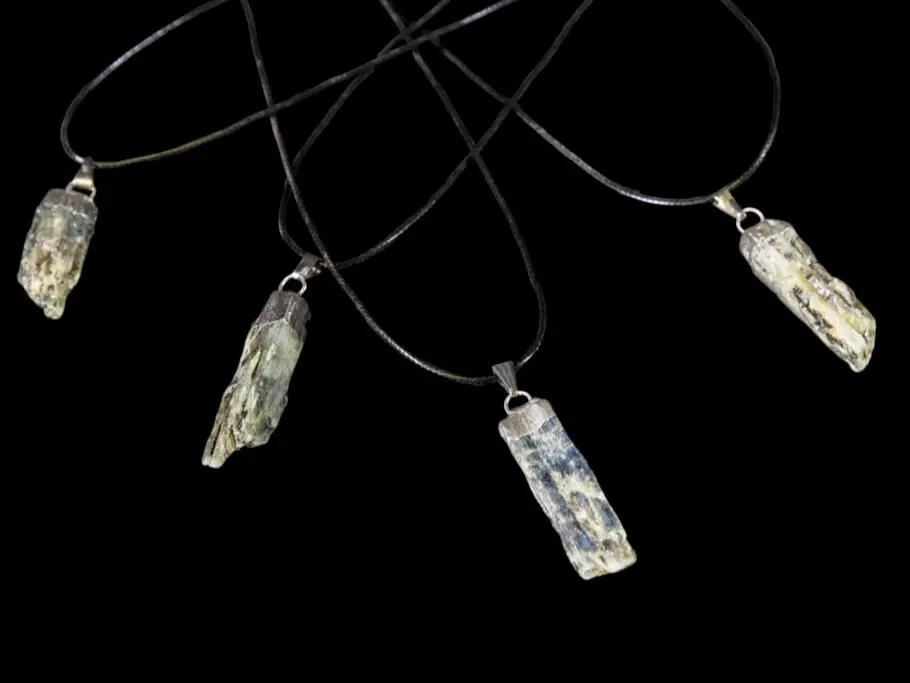 Rough Kyanite Gemstone Necklace