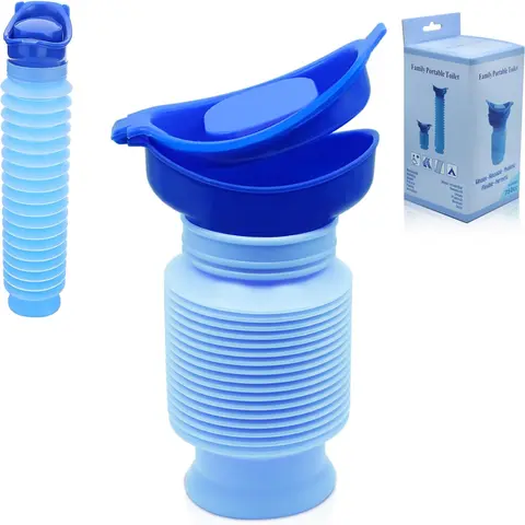 Portable Retractable Pee Bottle, Summer Gifts, Emergency Urinal Bottle, Outdoor Toilet Supplies for Camping & Travel, Solo Camping, Bikepacking water filter