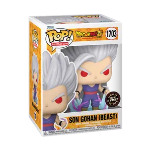 Funko Pop! Dragon Ball Super - Son Gohan (Beast) (Glow) (Chase) #1703 Exclusive Collectible Pop Vinyl Figure