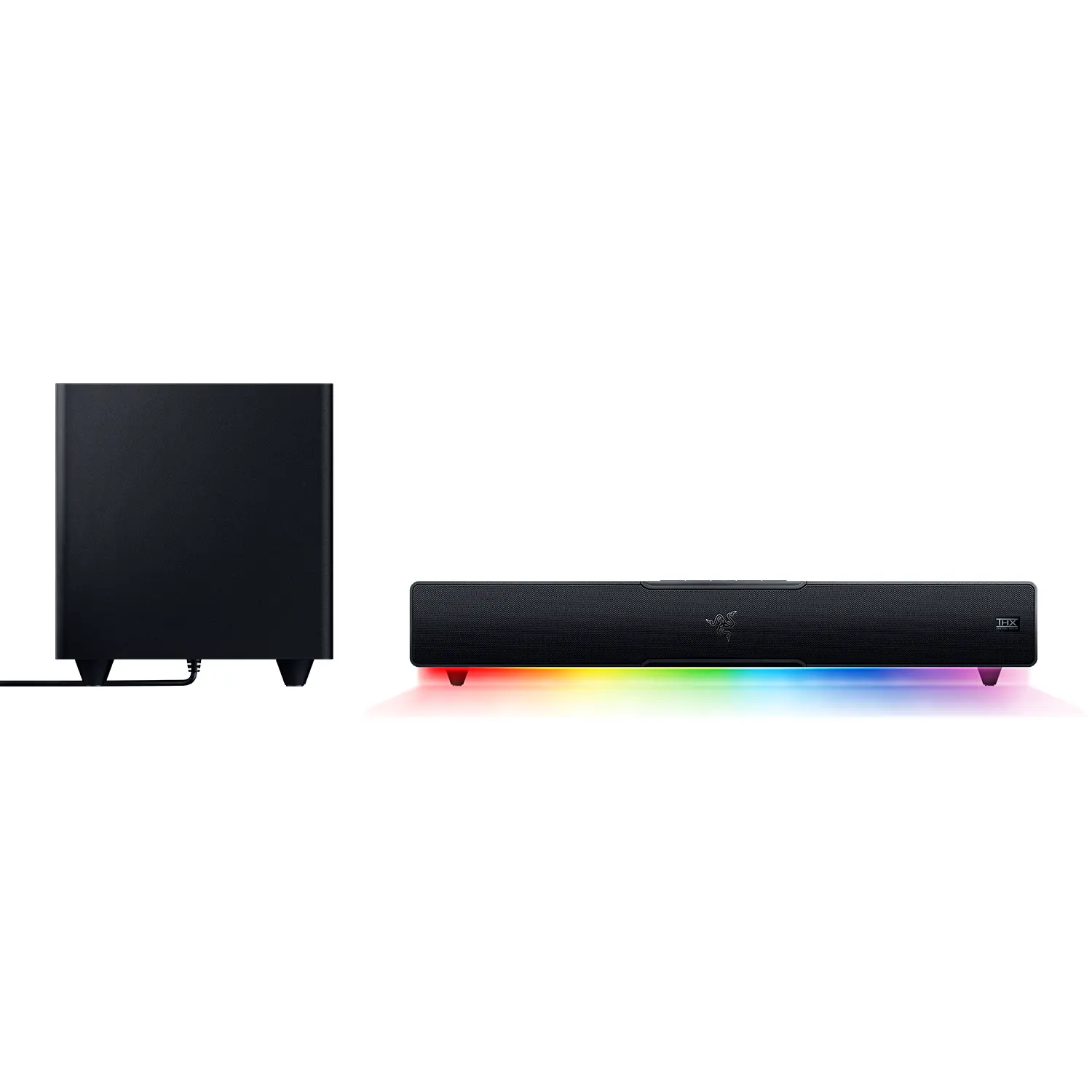 Razer Leviathan V2 - PC Gaming Soundbar with Subwoofer and Chroma RGB, Immersive Desktop Audio Speaker for PC Gaming Setup