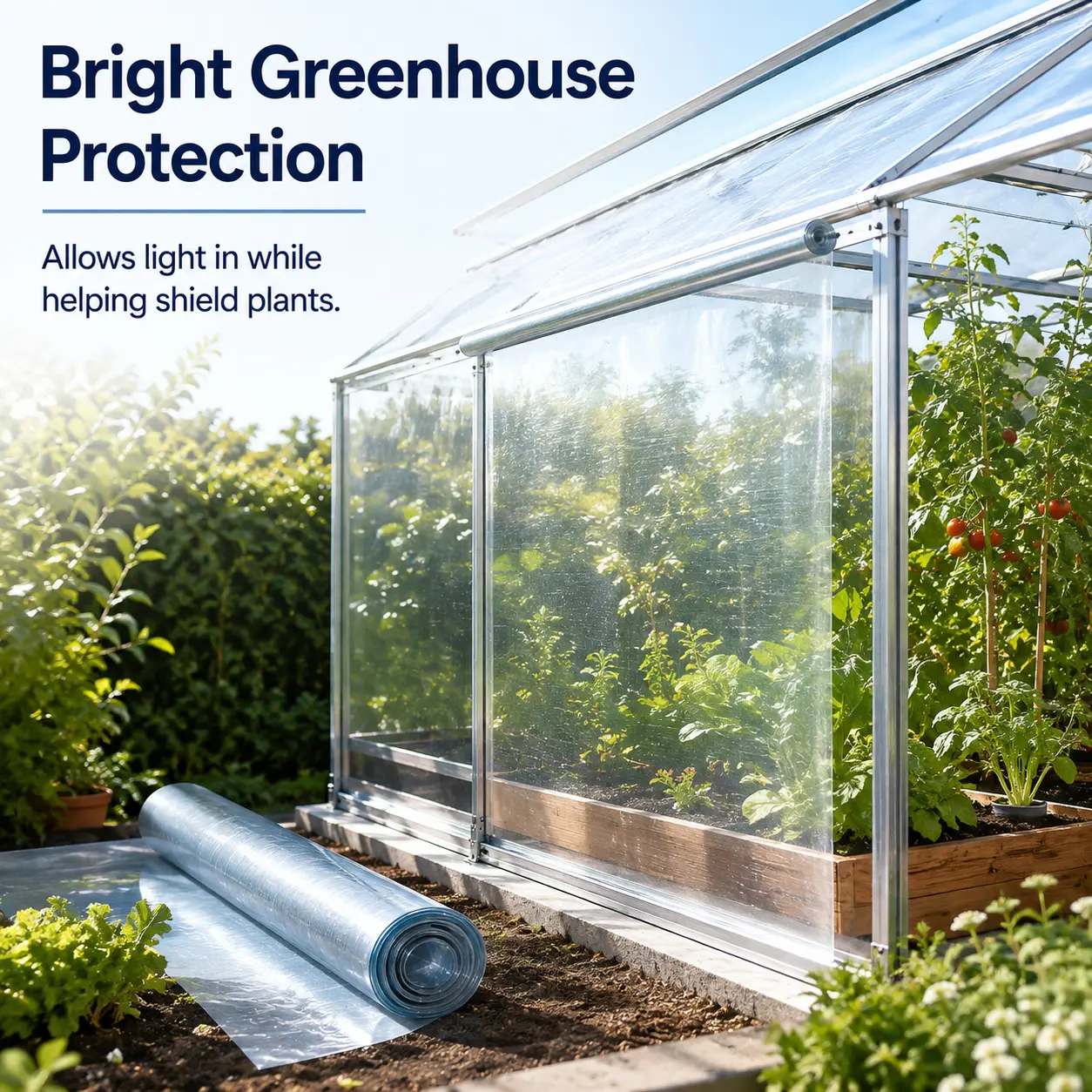 Clear Vinyl Roll, 47.2 in x 393.6 in , 0.8 mm Thick Transparent PVC Plastic Sheeting, Flexible Waterproof Table Protector and Weather Shield Cover for Patio, Pergola, Greenhouse, Furniture & DIY Projects