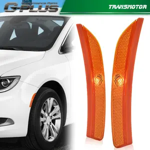 Fit For Chrysler 200 2015-2017 Front Side Marker Light Right & Left Pair Set