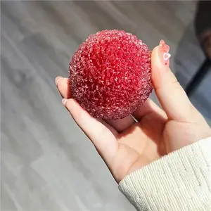 Handmade Crystal Mochi Ball Soft Rubber Toy, squishy texture set, great for stress relief, ideal gift, brings summer vibe