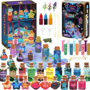 Kids Magic Potion DIY Toy Set, Creative Science Experiment Kit, Magical Craft Game, Educational Magic Toy, Perfect Birthday Gift for Girls, Galaxy