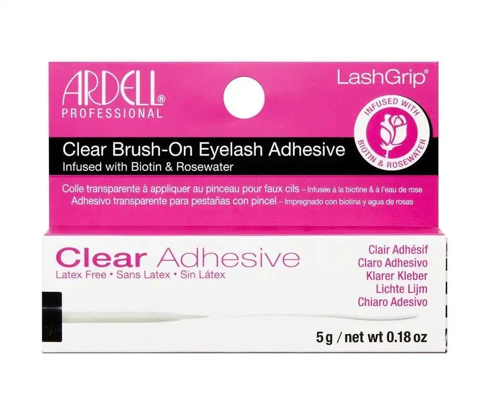 Ardell LashGrip® Brush-On Lash Adhesive (Clear) 0.18 oz, Lash Extensions, Cosmetic, Eyelash, Lash Glue