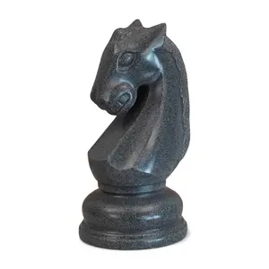 MegaChess 23-Inch Dark Gray Perfect Knight Giant Chess Piece, Giant Board Games for Family Fun, Friends Gatherings, Game Night, Indoor Use